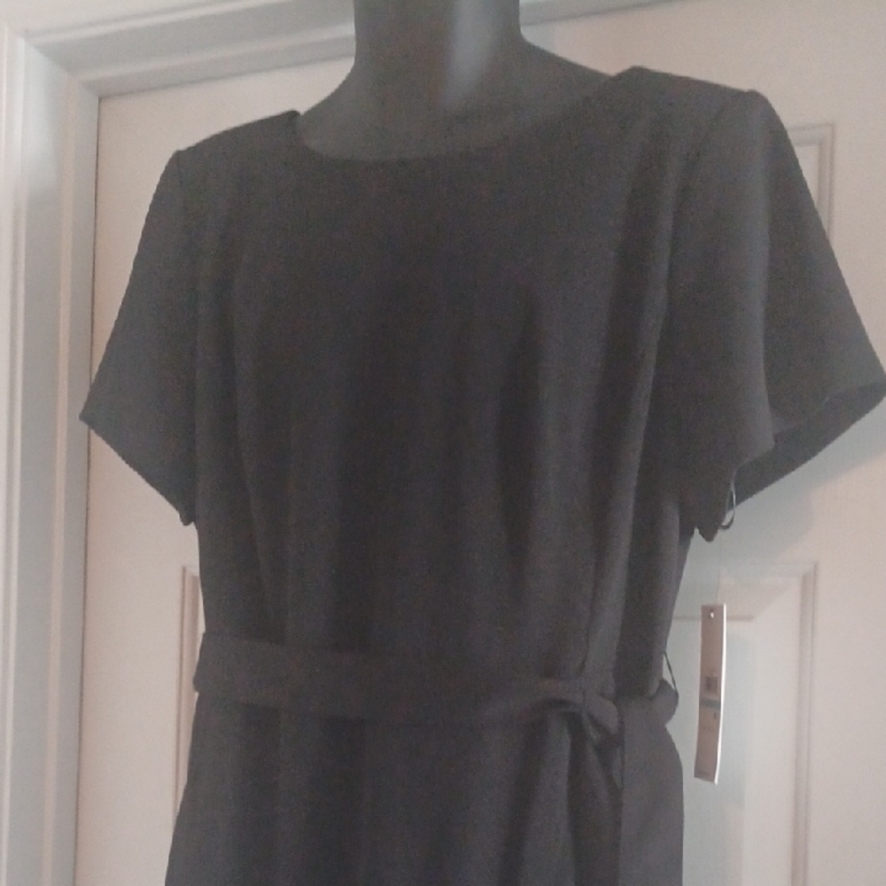 Calvin Klein Classic Black Mini Dress - Picture 2 of 7